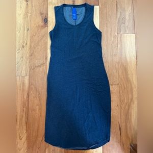 Kit and Ace midi bodycon dress, blue sz sm
